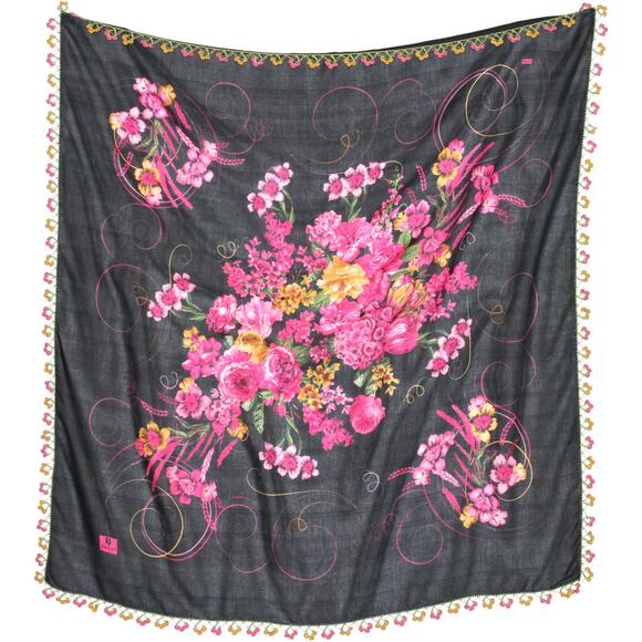 Tulbent Scarf Handmade Crochet Detailing NWOT - Picture 3 of 8